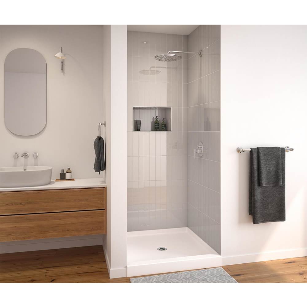 Aker Three Wall Alcove Shower Bases item 141421-000-015