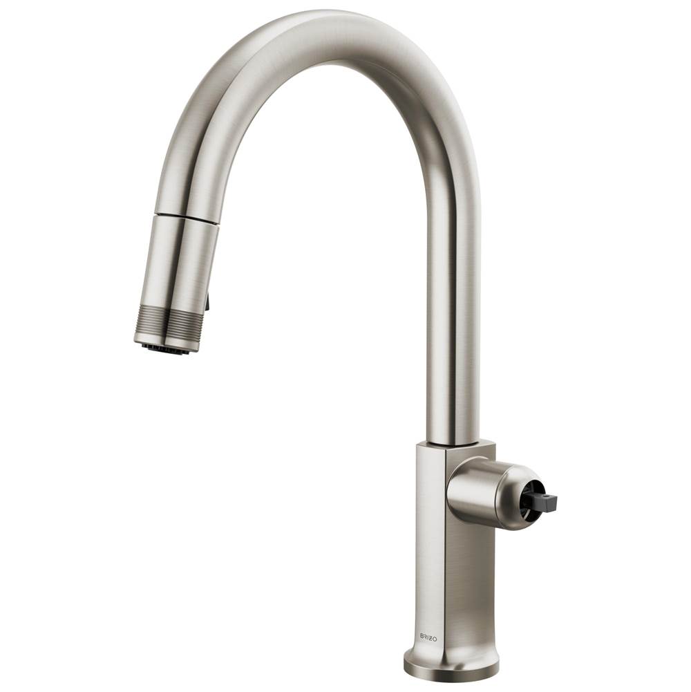 Brizo Retractable Faucets Kitchen Faucets item 63006LF-SSLHP-L