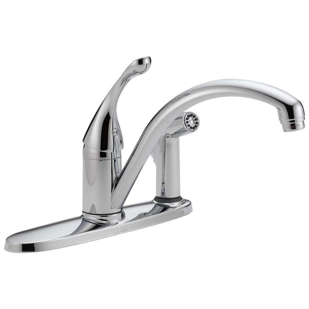 Delta Faucet Deck Mount Kitchen Faucets item 340-DST