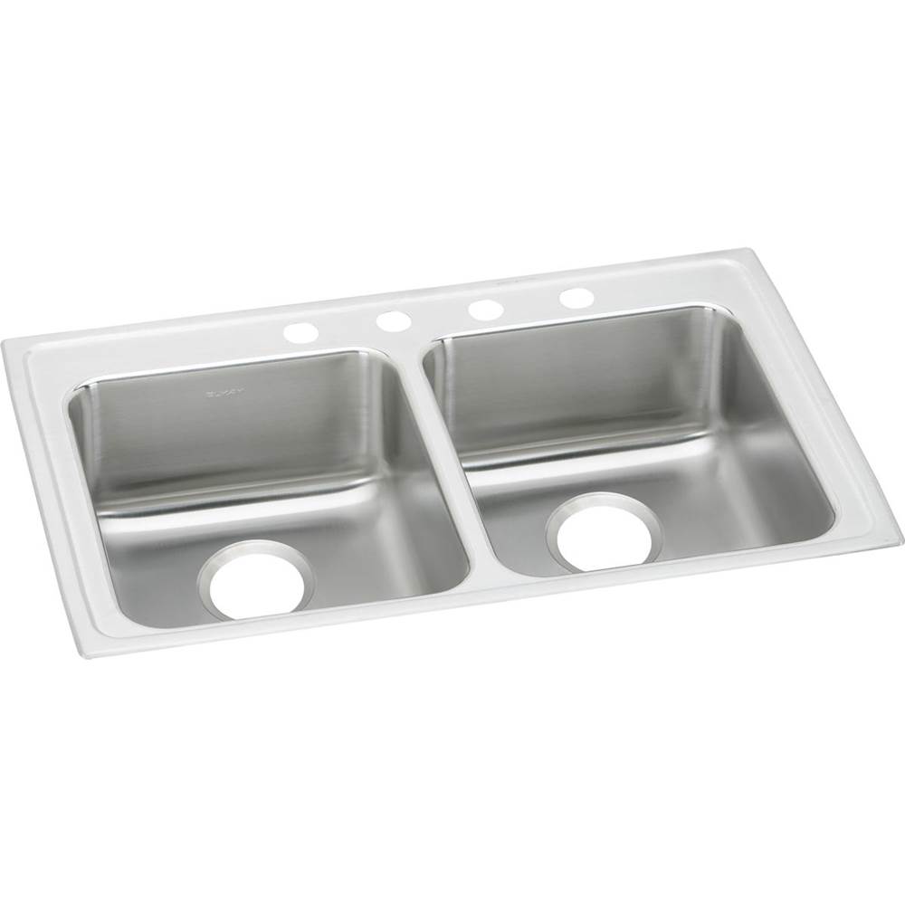 Elkay Drop In Double Bowl Sink Kitchen Sinks item LRAD3319603
