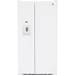 G E Appliances - GSS25GGPWW - Side-By-Side Refrigerators