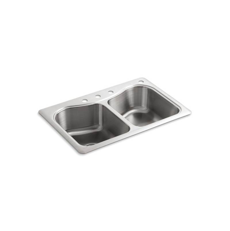 Kohler Drop In Kitchen Sinks item 3369-4-NA