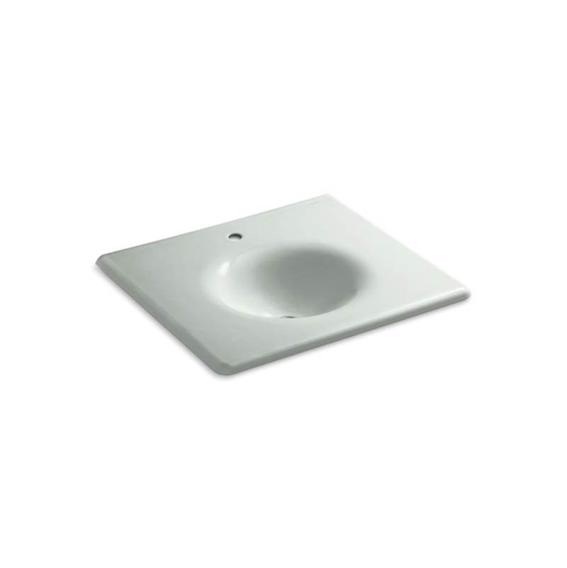 Premier Kitchen & Bath GalleryKohlerIron/Impressions® 25'' vanity-top bathroom sink with single faucet hole