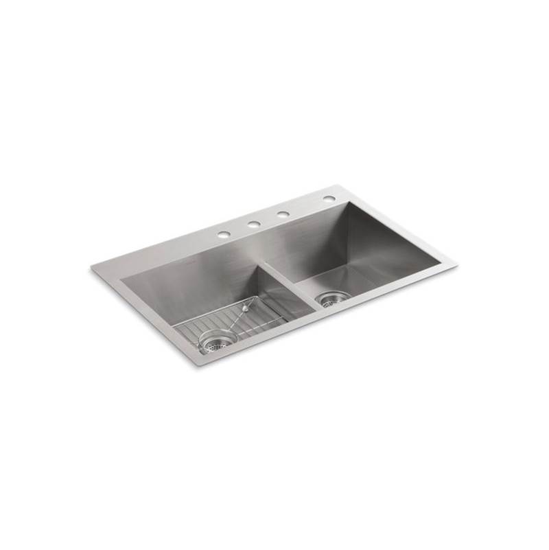 Kohler Drop In Kitchen Sinks item 3839-4-NA