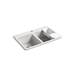 Kohler - 8679-1A2-FF - Drop In Kitchen Sinks