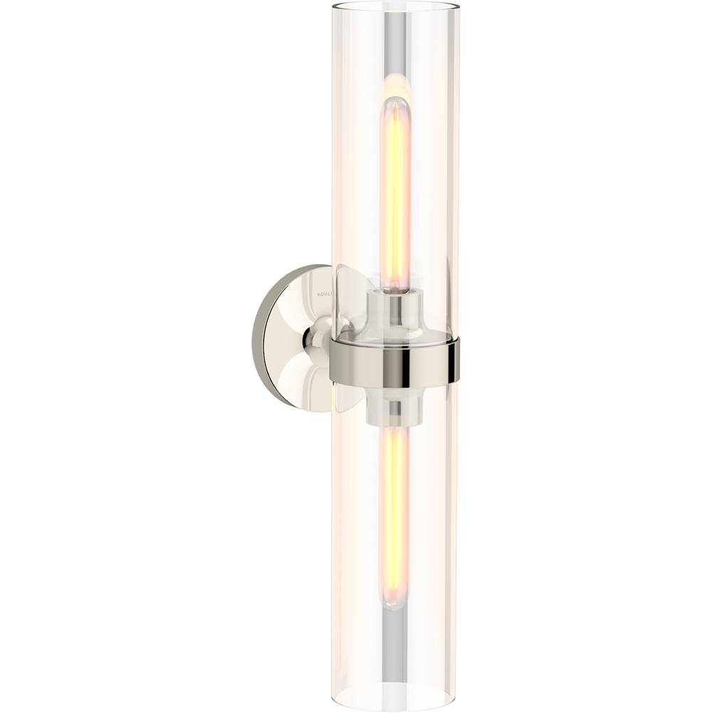 Kohler Two Light Vanity Bathroom Lights item 27263-SC02-SNL