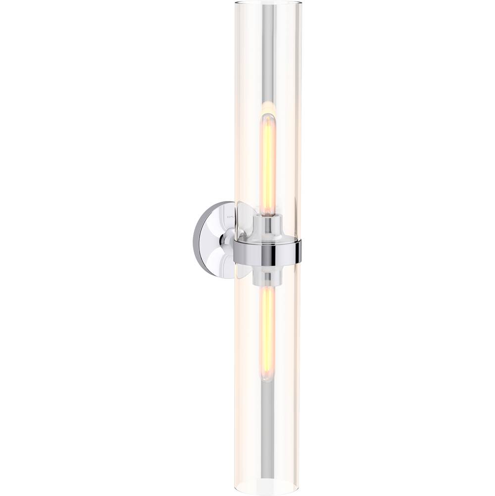 Kohler Two Light Vanity Bathroom Lights item 27264-SC02-CPL
