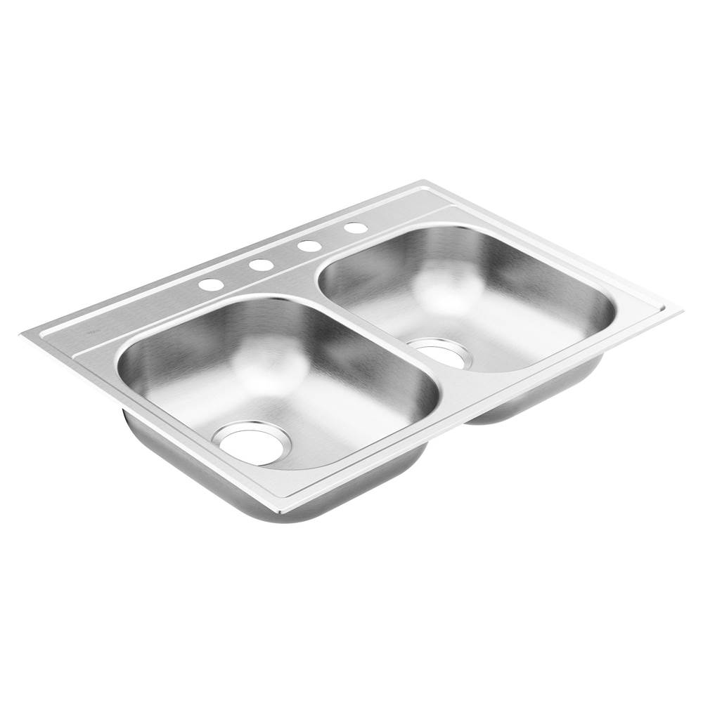 Moen Drop In Kitchen Sinks item GS202174BQ