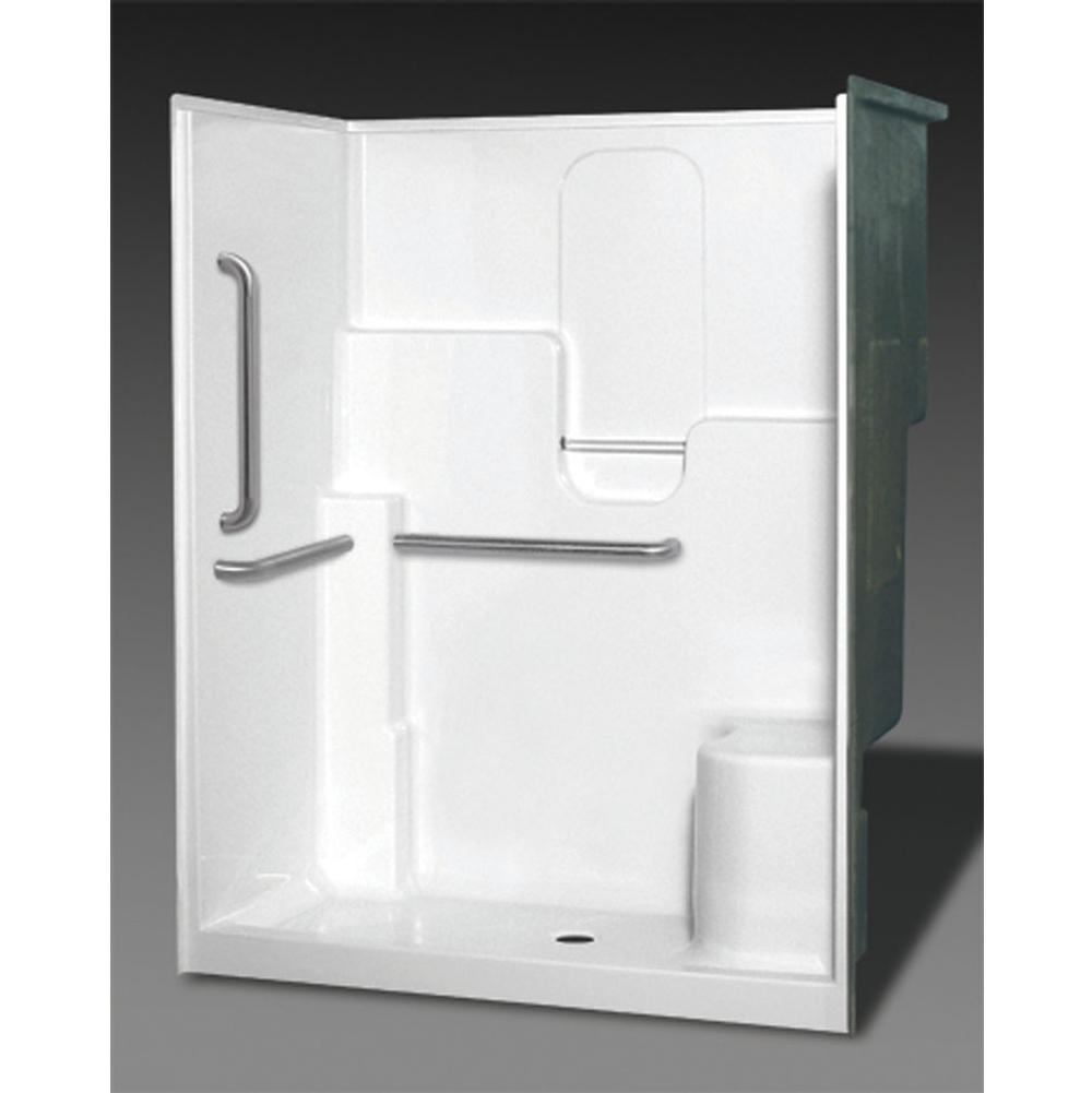 Oasis Alcove Shower Enclosures item SH-6036RS BSC/BP2-60