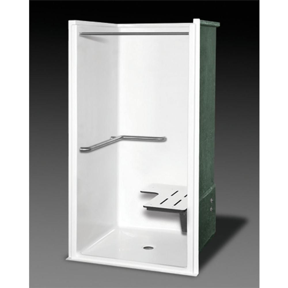 Oasis Alcove Shower Enclosures item SHFW-WX-3837 BSC/ADA10-LS