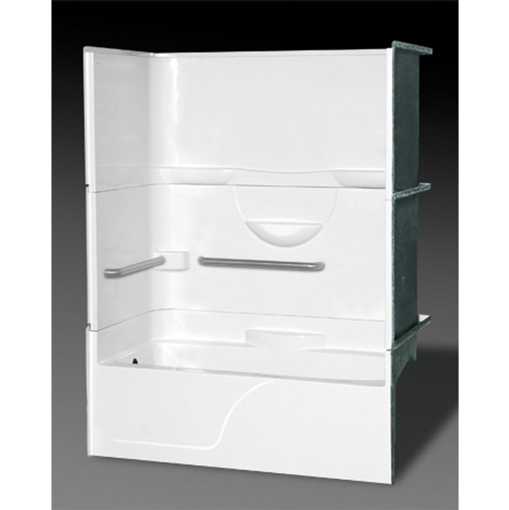 Oasis Alcove Shower Enclosures item TS3P-6030R BON ABF/BP1-60 SNK